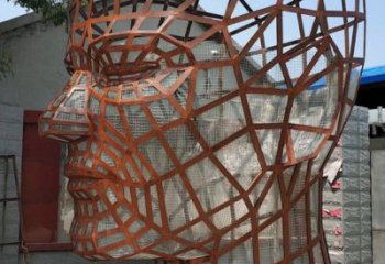 人頭像雕塑觀賞型，城市裝飾，鏤空人頭像雕塑標(biāo)準(zhǔn)