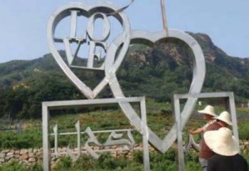 現代love雕塑承接，歐式風格，廣場不銹鋼love雕塑精選