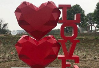 藝術love雕塑承接，景區(qū)案例，公園不銹鋼love雕塑定制