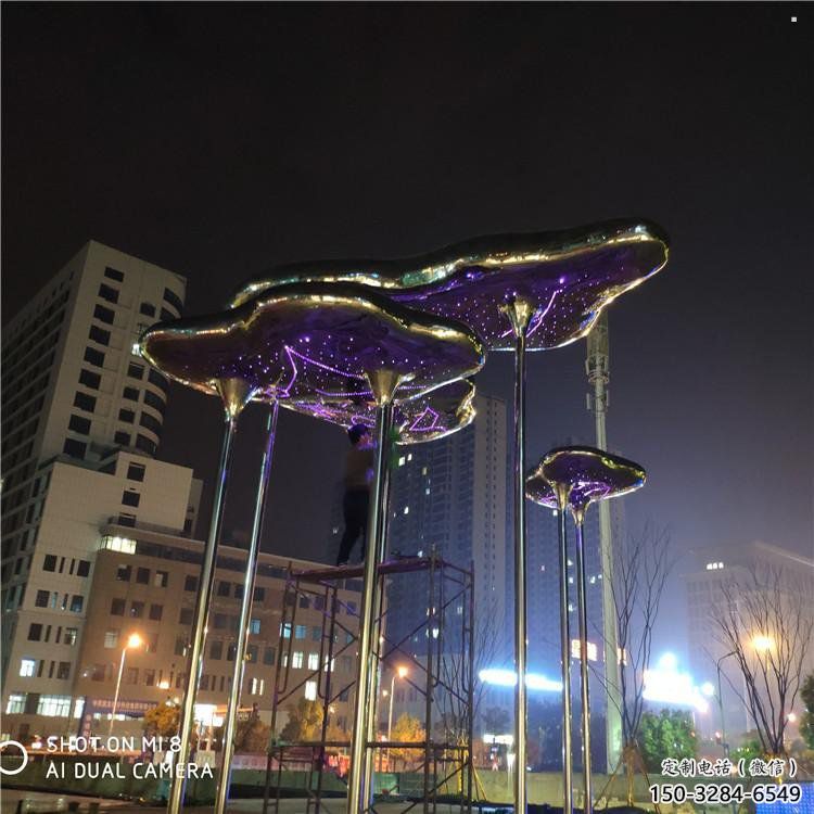 祥云雕塑工廠標準，多彩藝術(shù)，景觀不銹鋼祥云雕塑供應