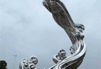 云朵雕塑，鏤空景觀雕塑，抽象效果