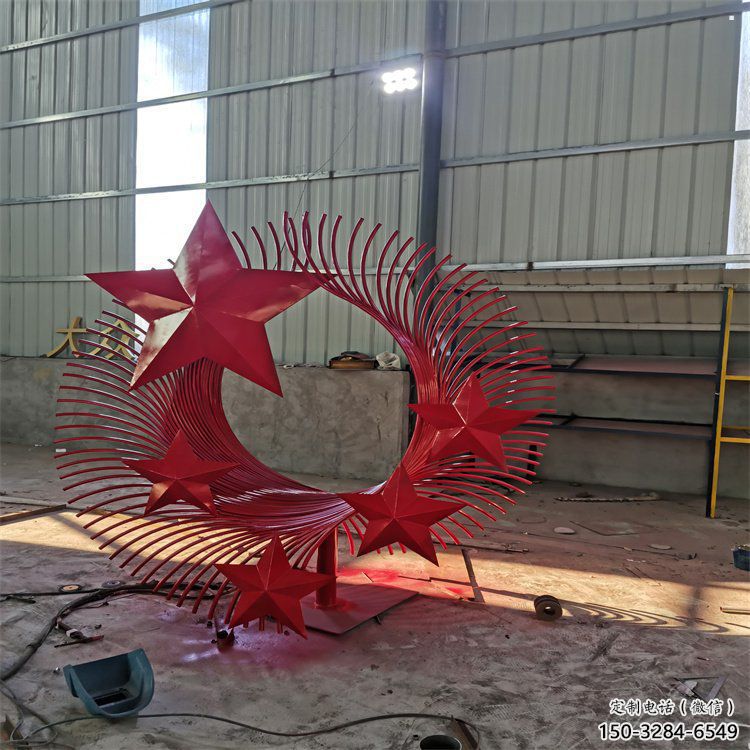 鏤空鳥翅雕塑承接，城市裝飾，大型不銹鋼鳥翅雕塑生產(chǎn)商