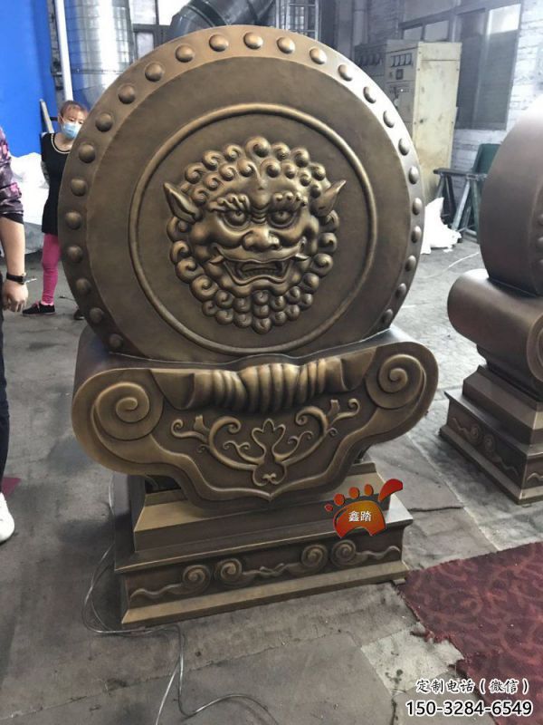 抱箍雕塑制造商，城區(qū)小品，銅抱箍雕塑制作定制