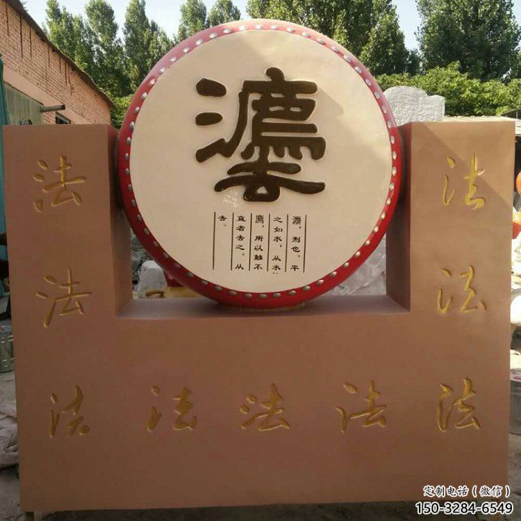 鐵缸雕塑承接，校園雕塑，鐵鼓雕塑定制供應(yīng)