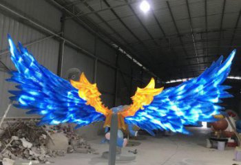 羽翼雕塑觀賞型，公園小品，不銹鋼羽翼雕塑常用