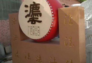 鐵鼓雕塑底座選定，景觀雕塑，景觀鐵鼓雕塑造型生產(chǎn)商