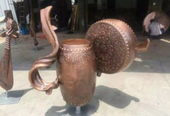 銅鼓雕塑專供，美陳雕塑，社區(qū)銅鼓雕塑預(yù)定