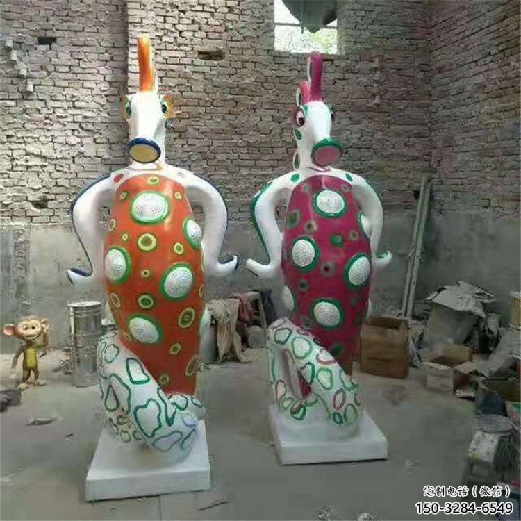 合肥幼兒園河馬雕塑，動(dòng)漫文化雕塑，卡通動(dòng)物制作