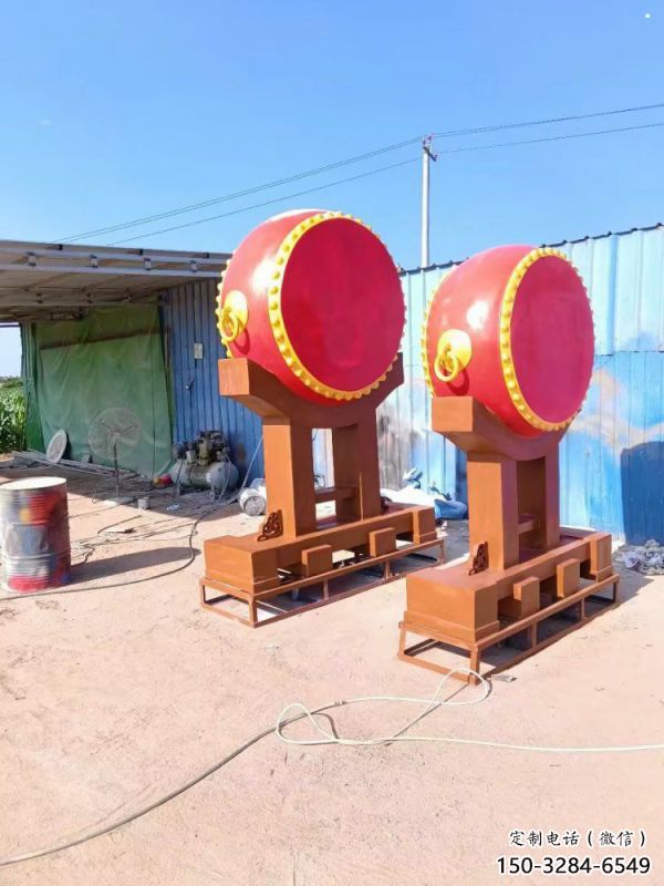 阜陽(yáng)景觀戰(zhàn)鼓雕塑