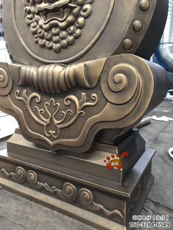 臨高抱箍鑄造觀賞型，露天雕塑，鑄銅抱箍雕塑訂做
