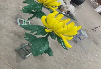 銅仁景區(qū)菊花雕塑優(yōu)選，圓雕體系，城市菊花雕塑選定