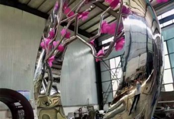 黃石梅花雕塑工廠優(yōu)選，城市裝飾，景觀梅花雕塑供給
