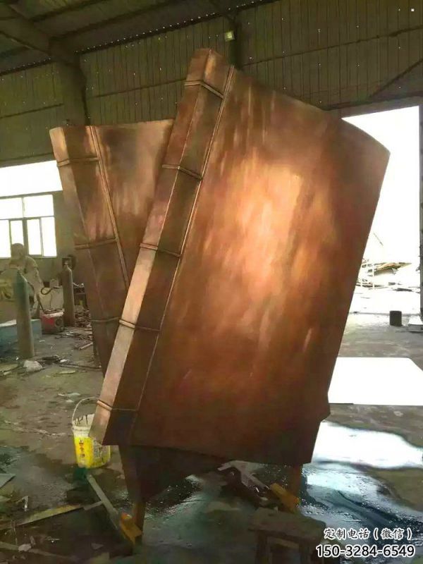 懷化鑄銅書籍供應，街景小品，銅書籍雕塑廠家優(yōu)價