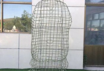 白下鏤空孔子雕塑訂做，景區(qū)雕塑，鐵藝古代人物雕塑定價(jià)