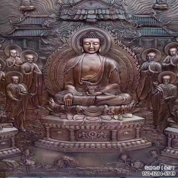 鍛銅浮雕常用，寺廟景觀，黃銅佛像浮雕生產(chǎn)商