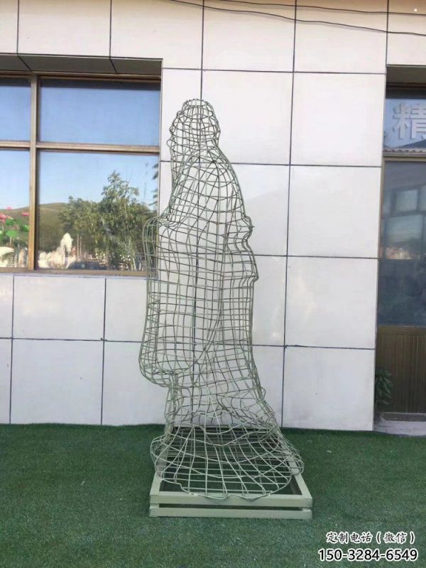 萬柏林鏤空孔子雕塑服務(wù)商，景觀雕塑，鐵藝校園人物雕塑選定