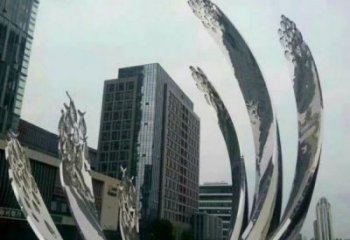 九江地面噴泉雕塑小品，圓環(huán)結(jié)構(gòu)概念，旱地水景噴泉體系