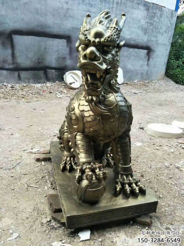 大理校園麒麟雕塑，拉絲海洋雕塑，卡通主題