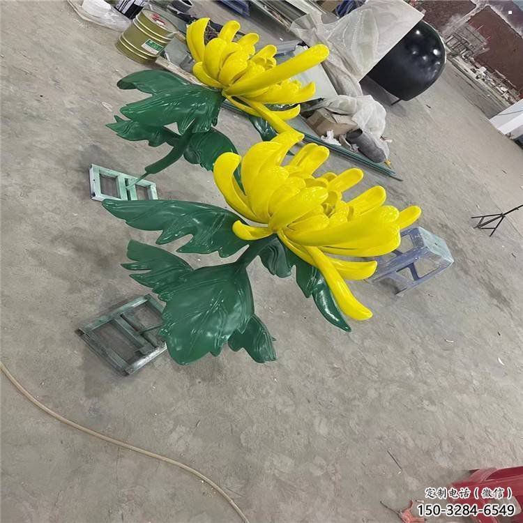 臺(tái)州景區(qū)菊花雕塑優(yōu)選，圓雕體系，城市菊花雕塑選定
