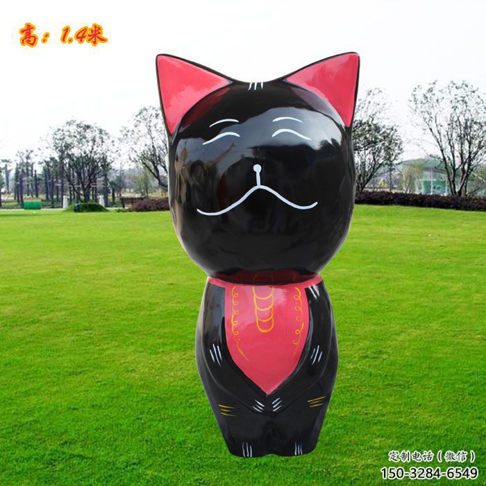 大渡口廣場小貓雕塑，動物擺件，仿古工藝