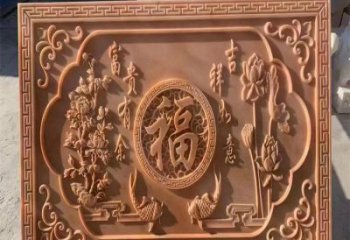 城關(guān)浮雕制造商，室外軟裝，景觀福字浮雕制作廠家