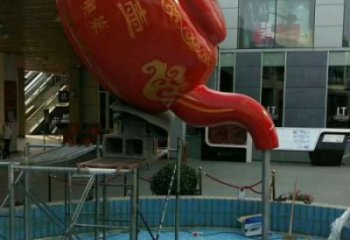 楚雄鐵藝水景天壺雕塑，噴泉雕塑，抽象天壺雕塑制作