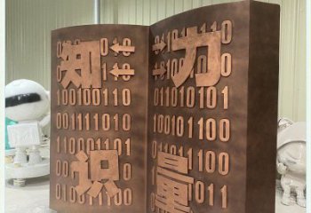 西湖銅書籍雕塑廠家，鑄造工藝，銅書籍雕塑精選