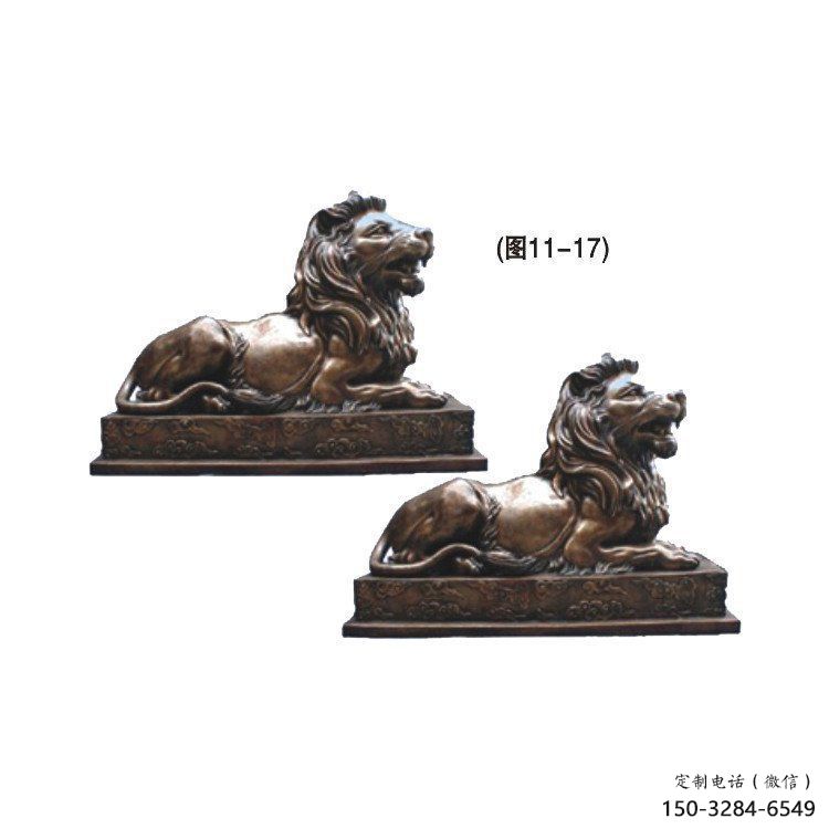 黔江公園獅子雕塑供求，景觀雕塑，鑄銅趴獅雕塑優(yōu)選